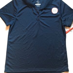 Navy blue collared shirt